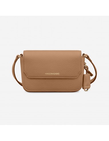 The Micro Flap Bag - Sandstone Brown la colonne vertébrale