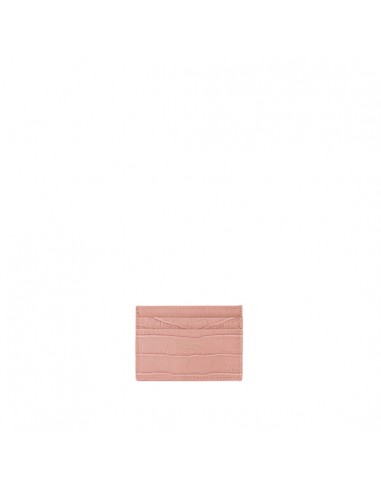 TB Cardholder Croco - Nude Pink pas cheres