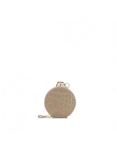 TB Coin Case Croco - Light Beige sur le site 