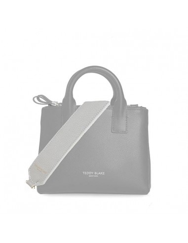 Stampato Leather Wide Strap - Light Grey ou a consommer sur place