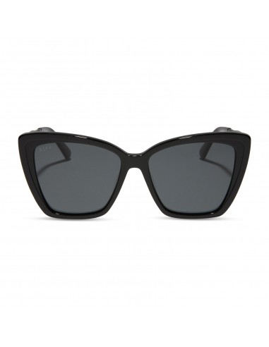 BECKY II - BLACK + DARK SMOKE POLARIZED SUNGLASSES À commander