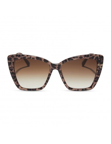 BECKY II - LEOPARD TORTOISE + BROWN GRADIENT SUNGLASSES meilleur choix