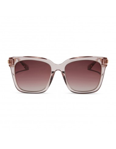 BELLA - LIGHT PINK CRYSTAL + WINE GRADIENT SUNGLASSES shop