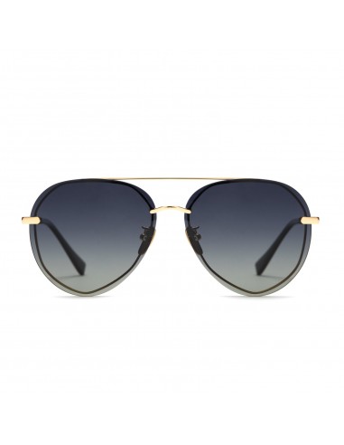 LENOX - GOLD + BLACK + GREY GRADIENT POLARIZED SUNGLASSES en ligne