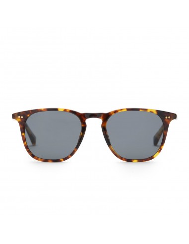 MAXWELL - AMBER TORTOISE + GREY POLARIZED SUNGLASSES en linge