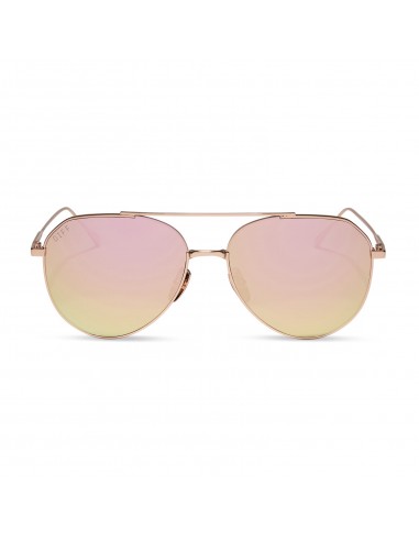 DASH XS - ROSE GOLD + CHERRY BLOSSOM MIRROR + POLARIZED SUNGLASSES rembourrage situé sous