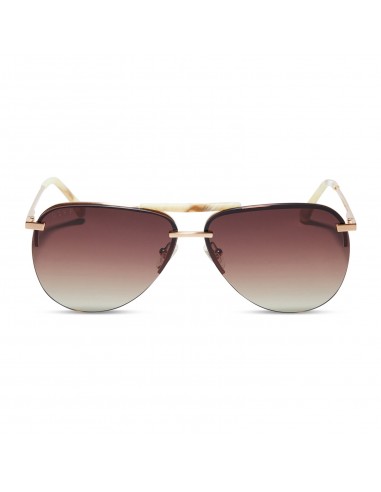 TAHOE - BRUSHED GOLD + BROWN GRADIENT POLARIZED SUNGLASSES les muscles