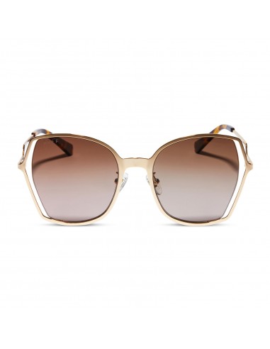 DONNA III - GOLD + BROWN GRADIENT POLARIZED SUNGLASSES Economisez 