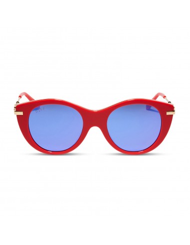 LUNA LOVEGOOD™ - LUNA PINK + PURPLE MIRROR SUNGLASSES pas chere