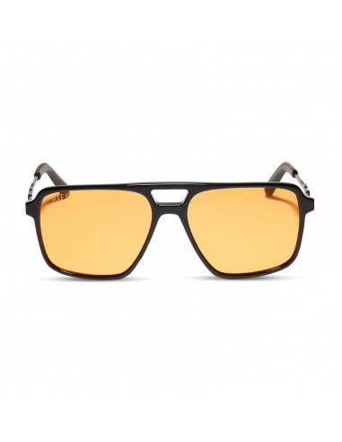 FENNEC SHAND™ - BLACK + ORANGE SUNGLASSES livraison et retour toujours gratuits