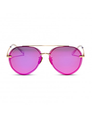 LENOX - GOLD + SUNSET MIRROR + POLARIZED SUNGLASSES online