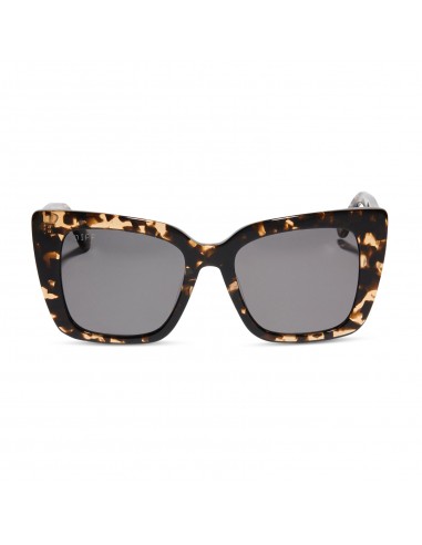 LIZZY - ESPRESSO TORTOISE + GREY + POLARIZED SUNGLASSES pas cher chine