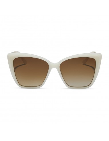 BECKY II - MERINGUE + BROWN GRADIENT SUNGLASSES la livraison gratuite