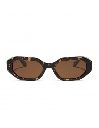 ALLEGRA - ESPRESSO TORTOISE + BROWN + POLARIZED SUNGLASSES Véritable concentré