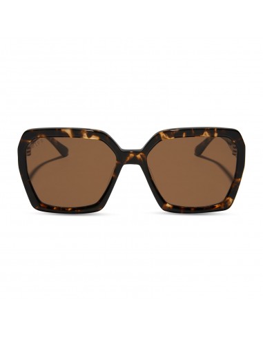 SLOANE - ESPRESSO TORTOISE + BROWN SUNGLASSES Véritable concentré