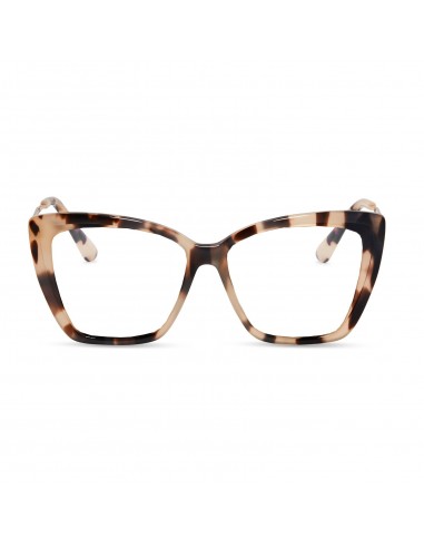 BECKY II - CREAM TORTOISE + PRESCRIPTION GLASSES destockage