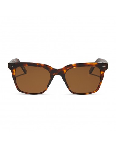 BILLIE - RICH TORTOISE + BROWN + POLARIZED SUNGLASSES pas cher