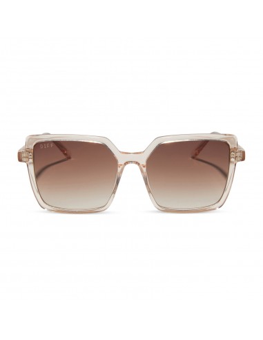 ESME - VINTAGE ROSE CRYSTAL + BROWN GRADIENT SUNGLASSES paiement sécurisé