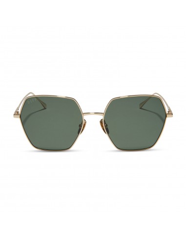 HARLOWE - GOLD + G15 + POLARIZED SUNGLASSES brillant des détails fins