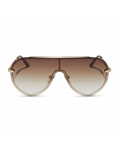 IMANI - GOLD + BROWN GRADIENT SUNGLASSES le concept de la Pate a emporter 