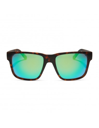 ACE - RICH TORTOISE MATTE + GREEN MIRROR + POLARIZED SUNGLASSES français