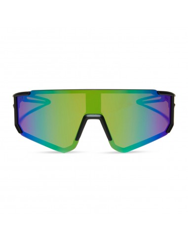 HEAT - MATTE BLACK + GREEN MIRROR + POLARIZED SUNGLASSES paiement sécurisé