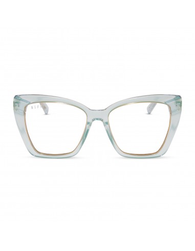 BECKY IV XS - OPALESCENT TURQUOISE + PRESCRIPTION GLASSES de l' environnement