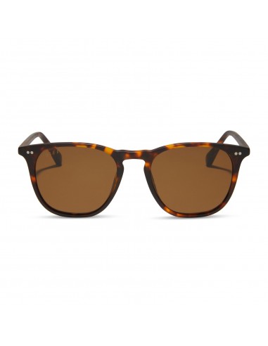 MAXWELL XL - MATTE RICH TORTOISE + BROWN + POLARIZED SUNGLASSES pas chere