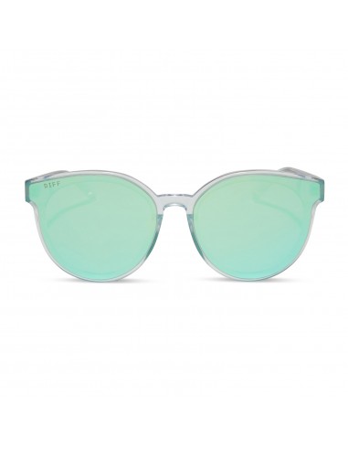 GEMMA - OPALESCENT TURQUOISE + TURQUOISE ICE MIRROR SUNGLASSES Jusqu'à 80% De Réduction